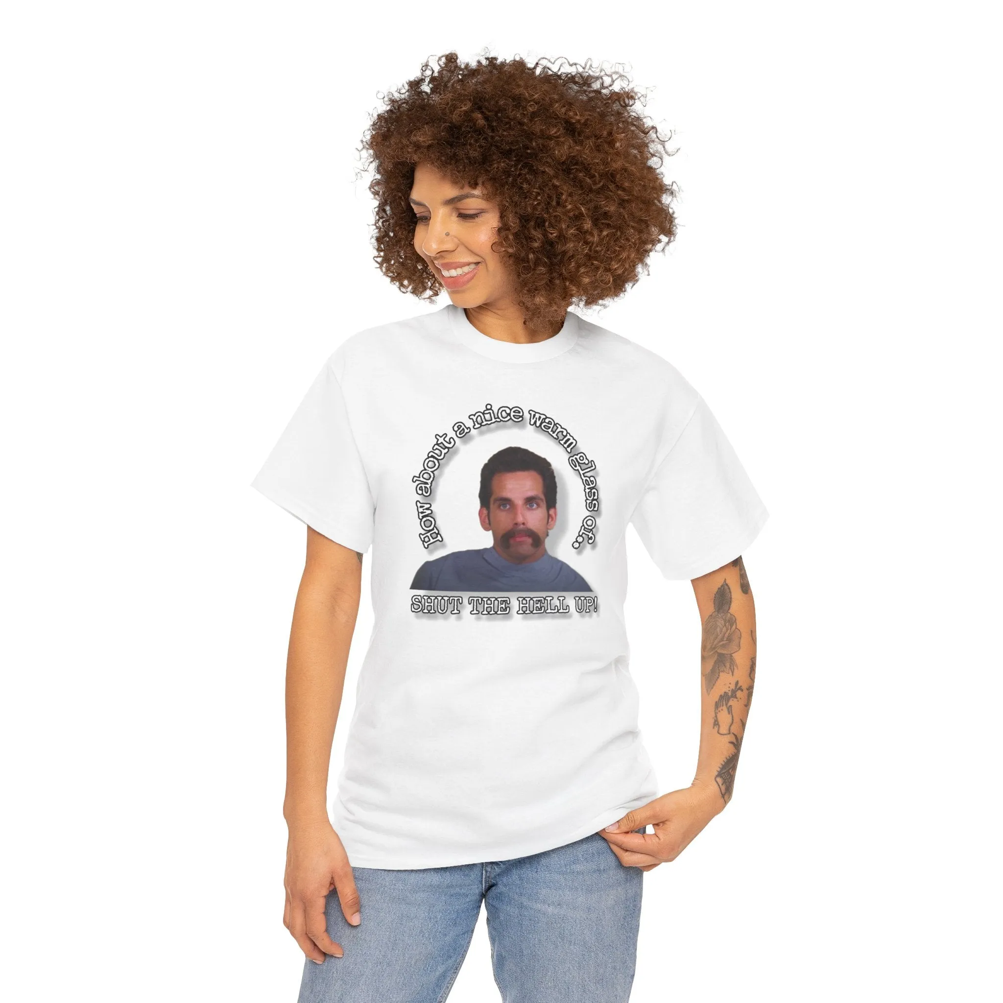 Warm glass of... sthu Unisex Heavy Cotton Tee