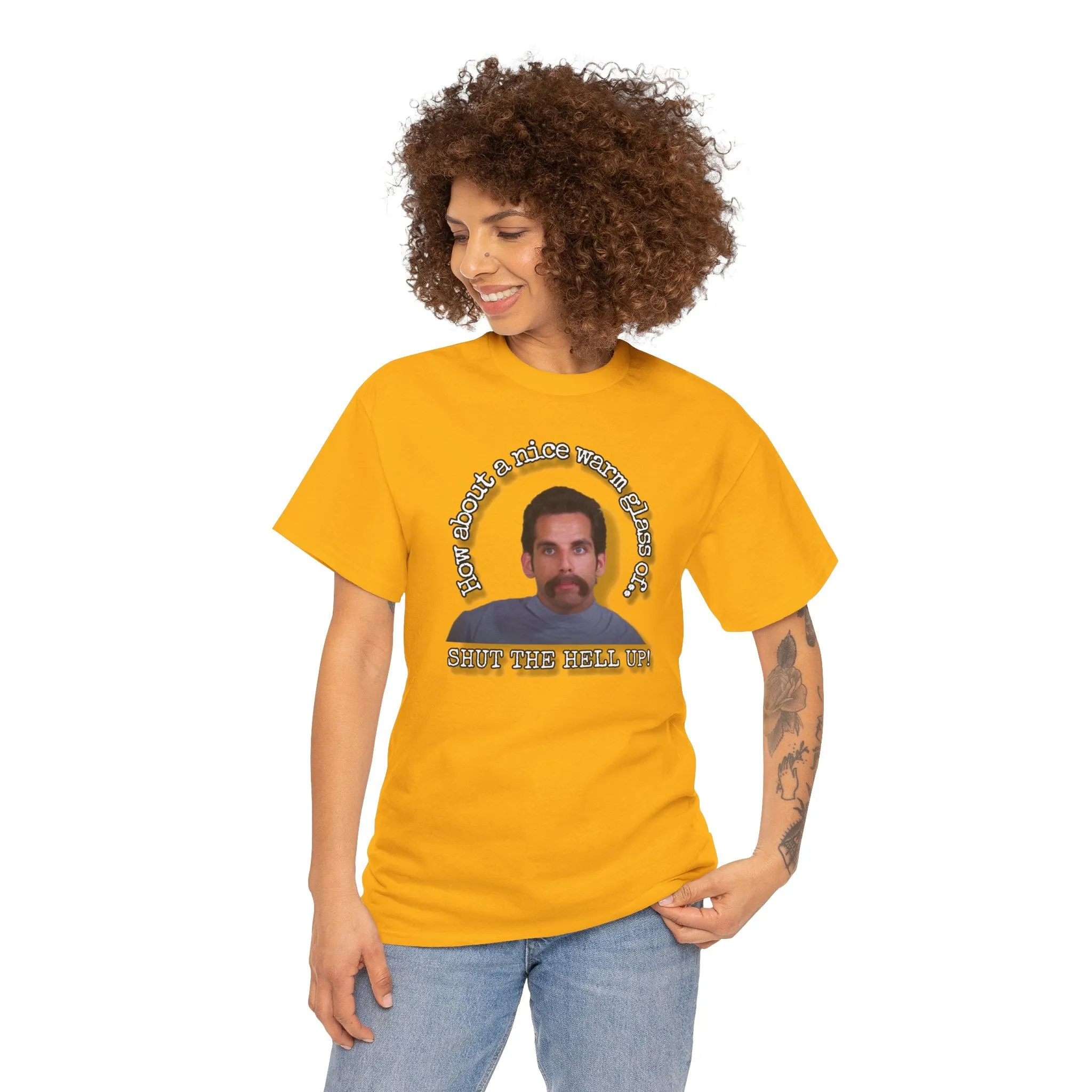 Warm glass of... sthu Unisex Heavy Cotton Tee