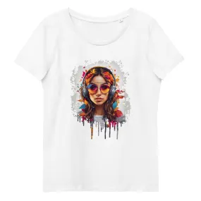 Women's fitted eco tee - Colorful Beats