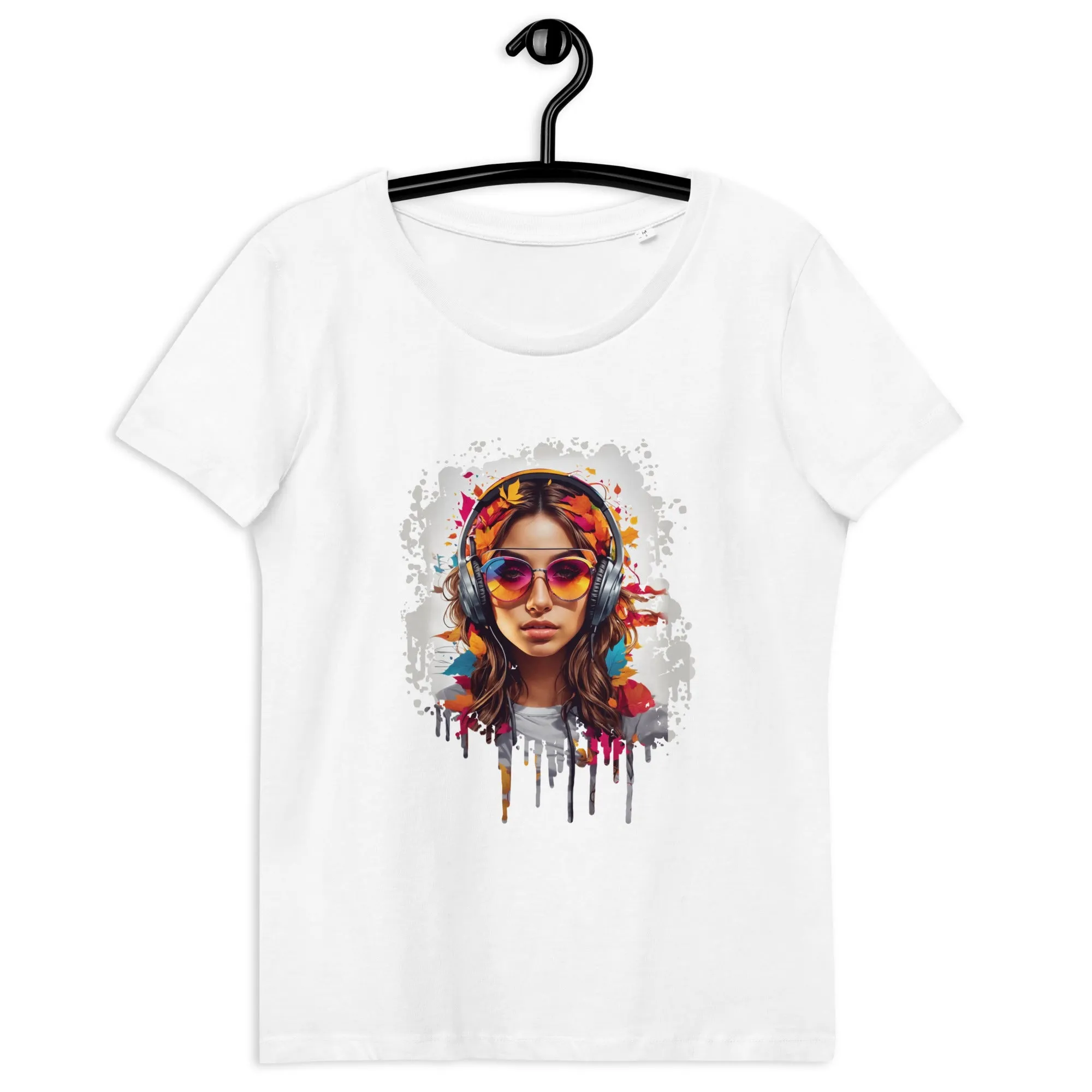 Women's fitted eco tee - Colorful Beats