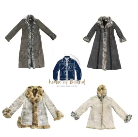 Y2k elegant style of Afghan coats