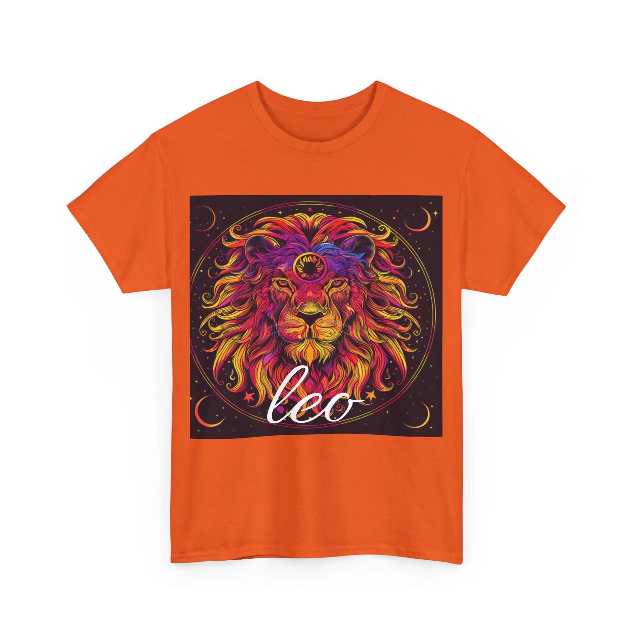 Zodiac Leo Unisex Heavy Cotton Tee