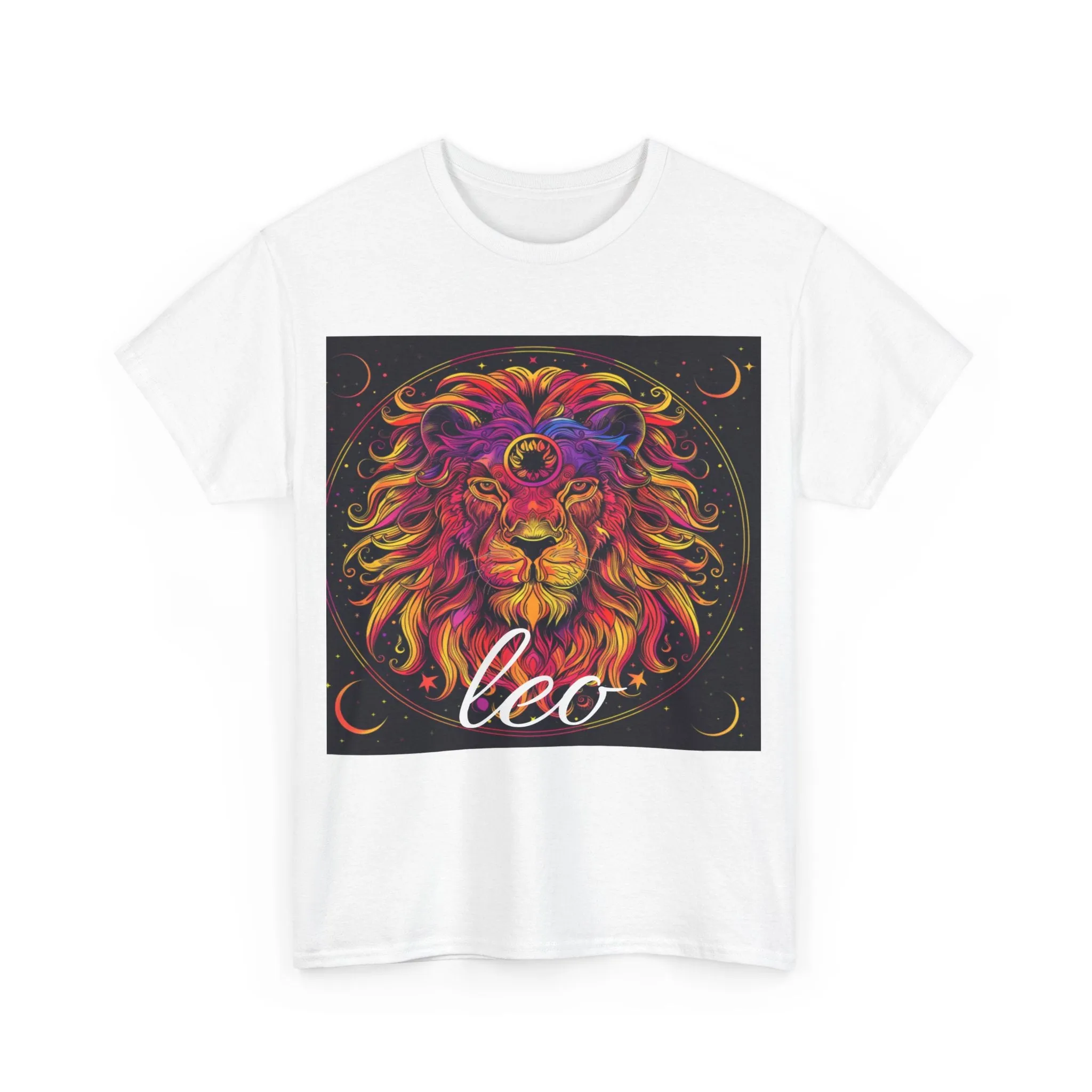Zodiac Leo Unisex Heavy Cotton Tee