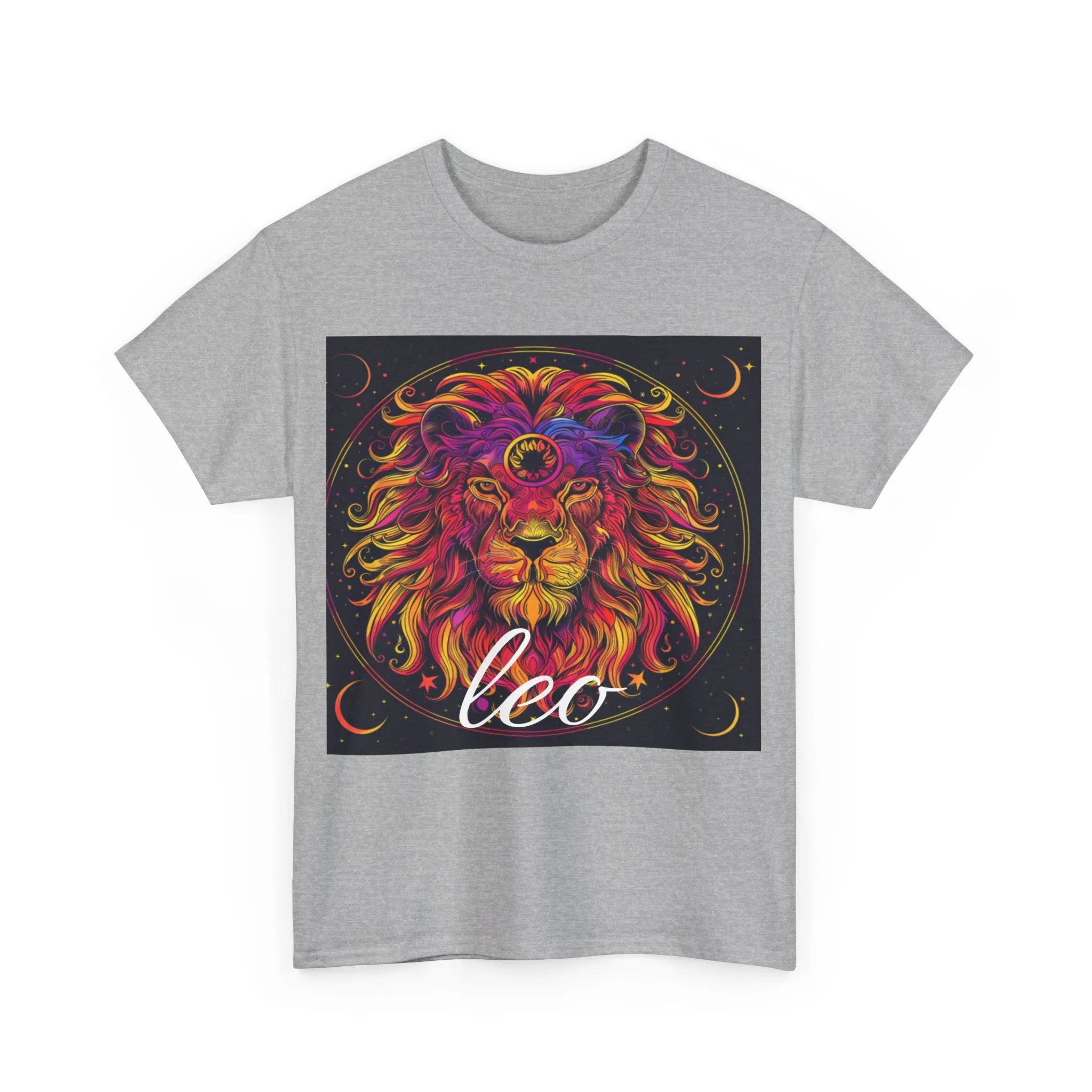 Zodiac Leo Unisex Heavy Cotton Tee